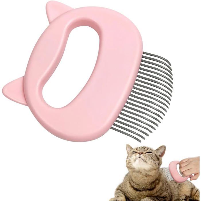 2pcs Brosse pour Chat - Brosse pour Chien et Chat Peigne pour Animaux de Compagnie adapté aux Poils Longs et Courts 2pcs Brosse pour Chat - Brosse pour Chien et Chat Peigne pour Animaux de Compagnie adapté aux Poils Longs et Courts