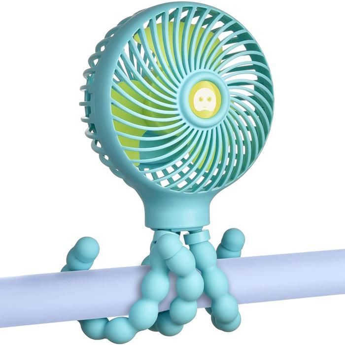 Mini ventilateur de poussette ventilateur portable USB rechargeable pour siège auto lit de bébé bureau extérieur YYV - Yyv