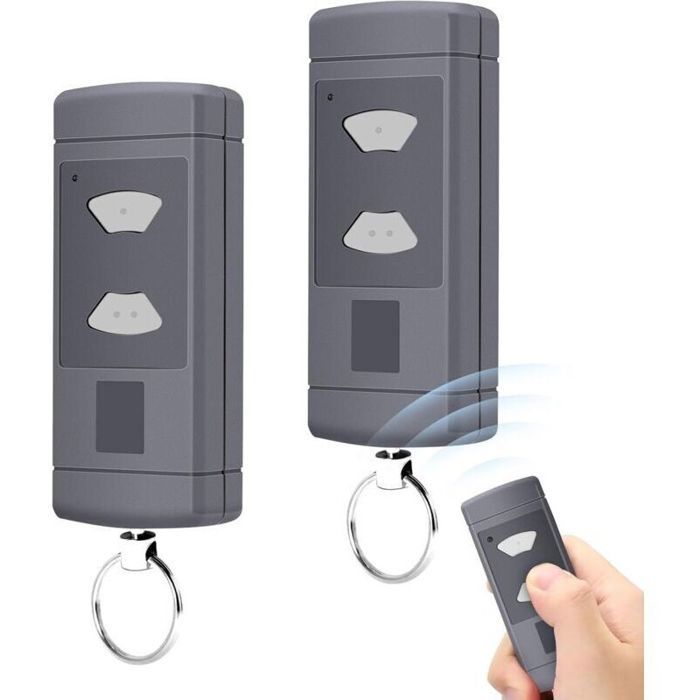 Télécommande portative pour porte de garage Hormann HSE2 HSM4 HSM2 Duplicateur de télécommande compatible avec Hormann 40.685mhz