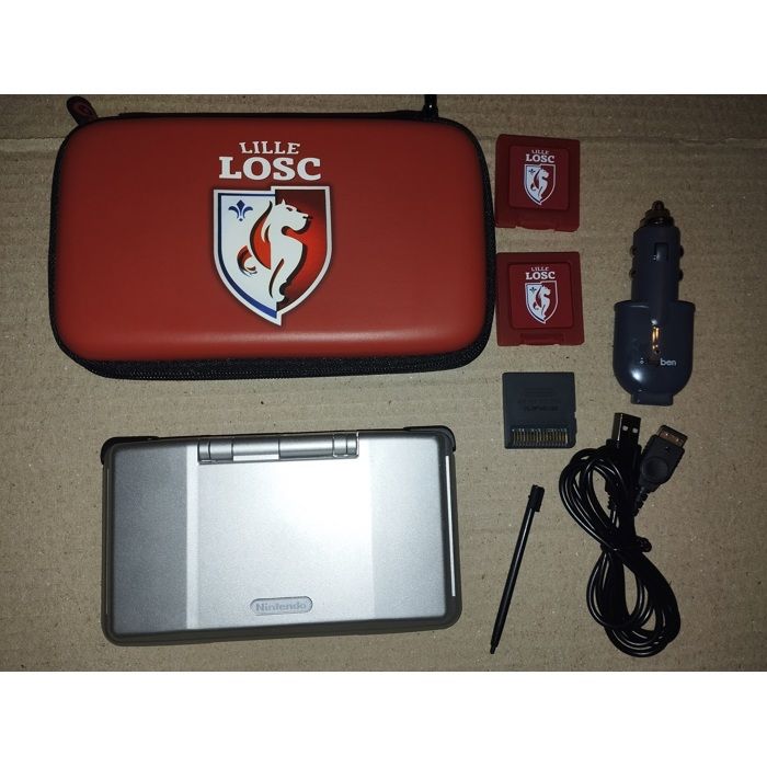 Console Nintendo Ds avec coque neuve + Pochette + 1 jeux NDS Phat Fat Tank - vue 2