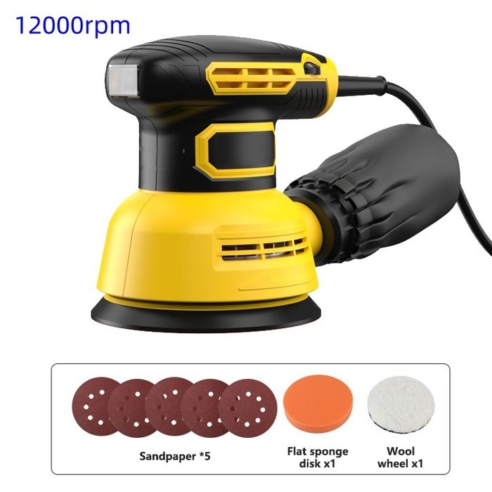 Ponceuse 125 cm12000RPM 5 pouces Ponceuse Excentrique 300W ponceuse à