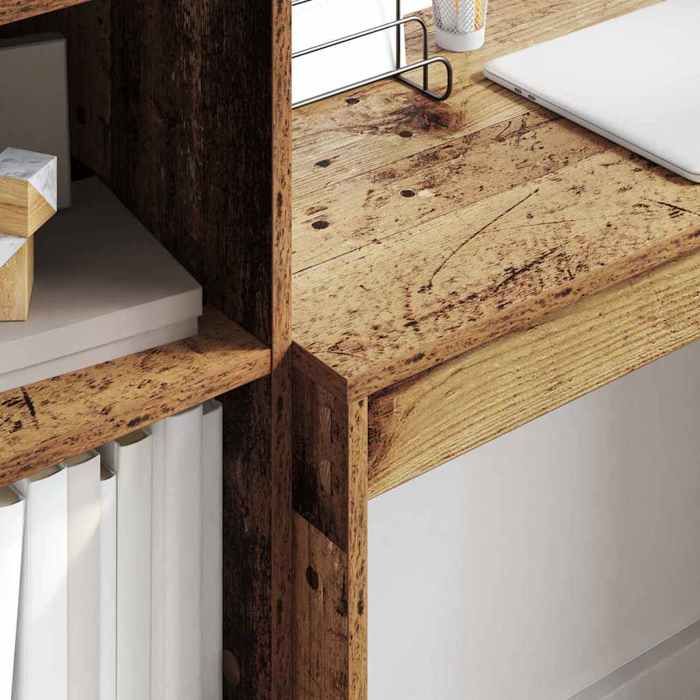 Bureau secrétaire contemporain résistance stabilité （1 pcs） Meuble de Bureau Bois ancien 80x40x76 cm @773956