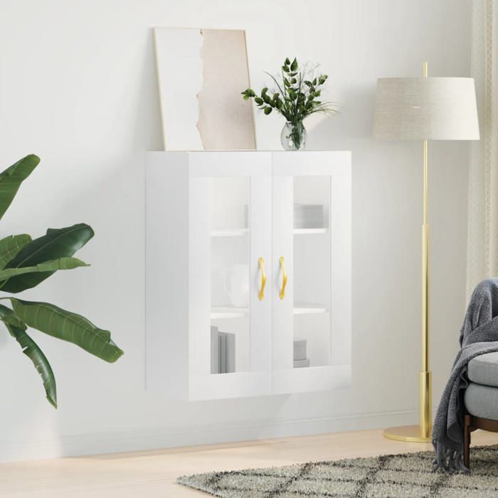 Organisateur suspendue - Blanc - Armoire murale 1 PC - Armoire haute - Pour cuisine - blanc 69 5x34x90cm LH3347905