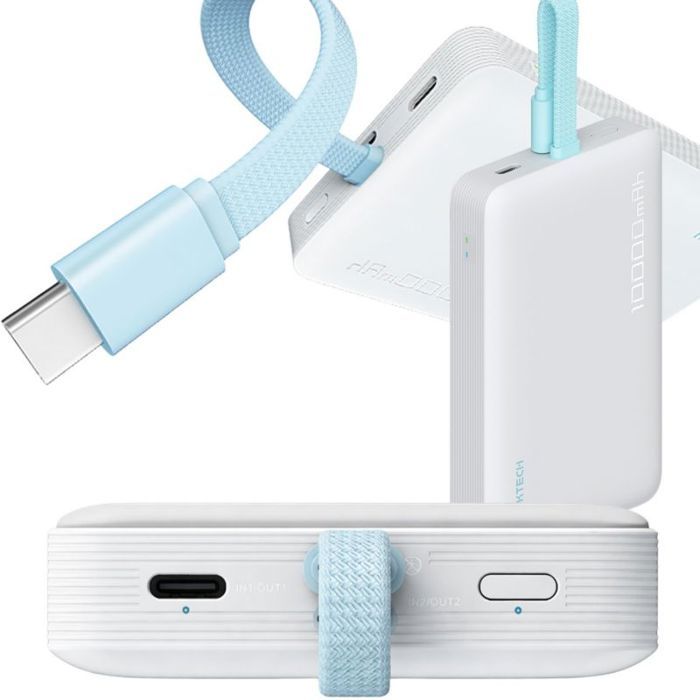 Batterie externe - CUKTECH - CP132ML - 10000 mAh - Magnétique - Blanc
