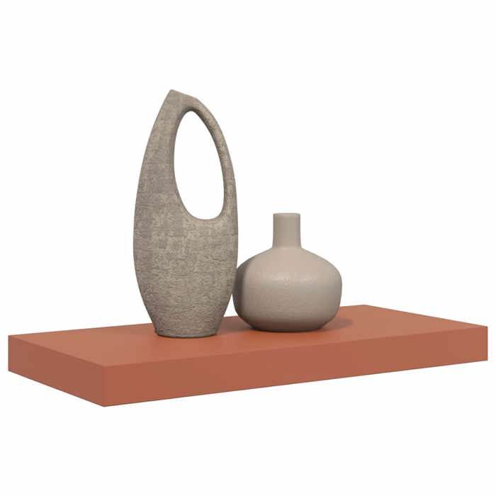 Meuble Étagère - Rouge - Étagère murale suspendue - Rouge 50x23x4 cm Bois dingénierie B3957