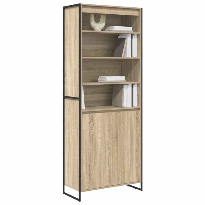 Armoires Hautes Sonoma 79 x 36 x 200 cm Bois dingénierie - Grand espace &11268