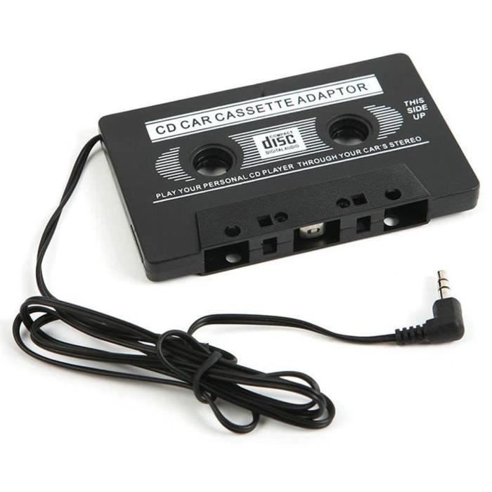 Adaptateur de cassette de cordon auxiliaire Adaptateur auxiliaire de  cassette de voiture Adaptateur de bande de câble KAI - Cdiscount  Informatique