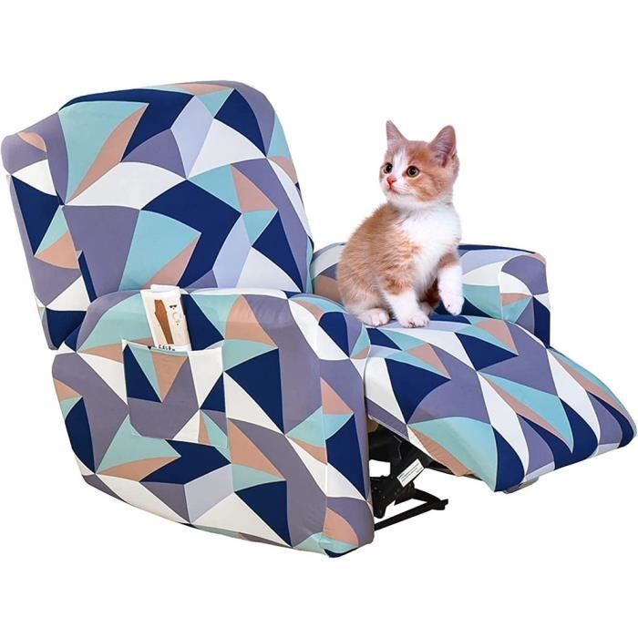 Protege Fauteuil Relax Electrique Housse Extensible Chickwin Pour