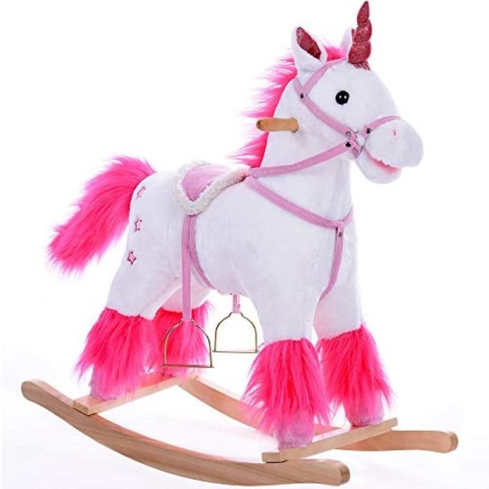 cheval à bascule licorne