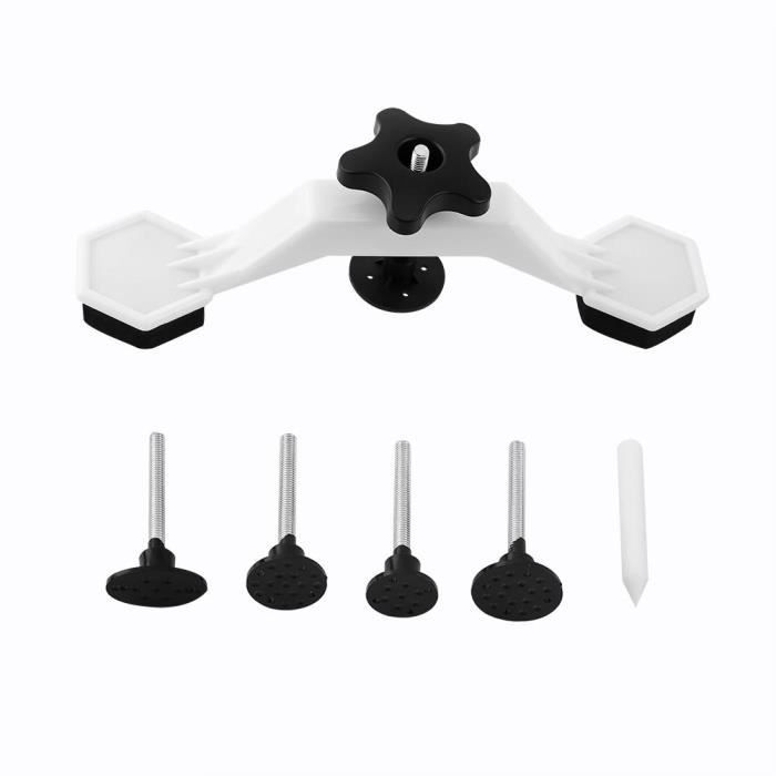 Kit De 4 Outils De Réparation Bosses Sans Peinture - En Aluminium, Avec Languettes Collantes - Pour Voiture, électroménager - 5