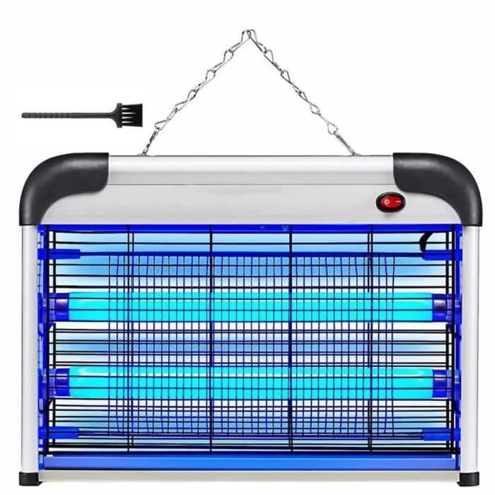 Lampe Anti-moustiques UV WingRepel 20W - Couvre 50-80m² - Tue-mouche électrique Intérieur Avec 2 Tubes FSL