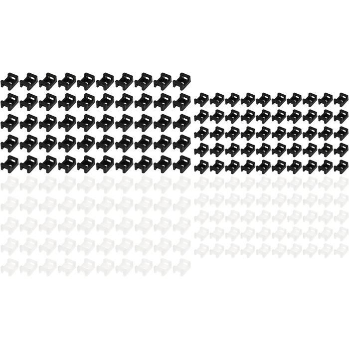 50 Attaches Câbles Réutilisables En Nylon - Idéales Pour L'organisation Des Câbles électriques, La Fixation De Fils, Le Rangement