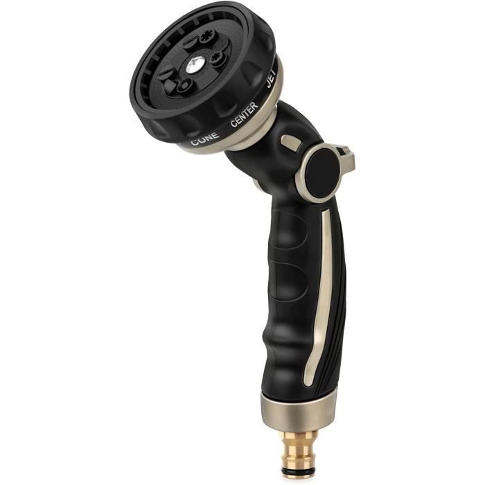 Pistolet Arrosage Métal - Cuivre - Réglable Jet/brouillard - Pour Lavage Voiture/arrosage