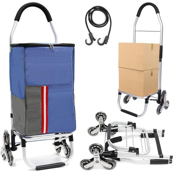 Chariot De Courses Pliable Suny Smiling - Sac à Roulettes Réutilisable Pour Femme, Courses, Voyage