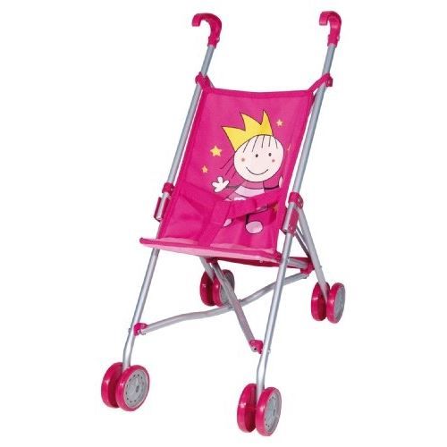 Poussette pour poupée PUPPENBUGGY rose - pour fille dès 3 ans