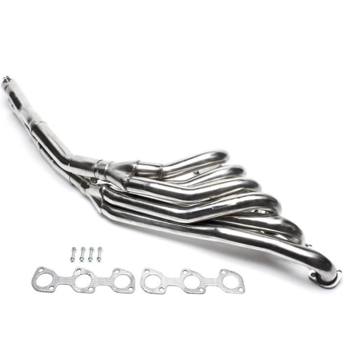 Collecteur d'échappement en inox pour BMW Série 3 type E30 320i, 325i de 1982 à 1990