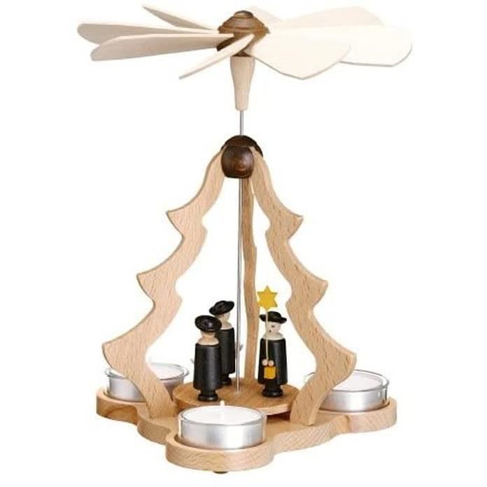 Ersatz-Flügelrad Für Weihnachtspyramide – 165 Mm Durchmesser, Holz Natur, Aus Dem Erzgebirge
