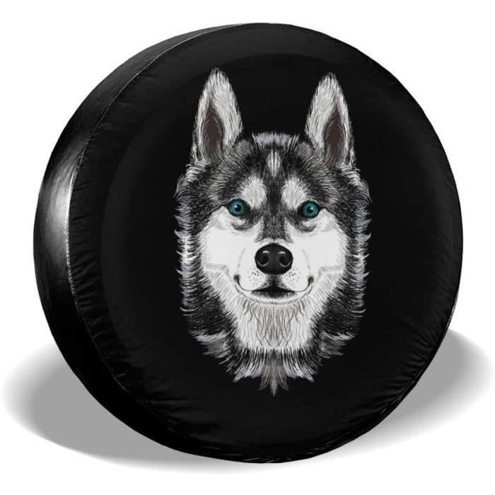 Lot De 4 Housses De Protection Pour Roues De Poussette En Tissu Oxford Noir (taille L