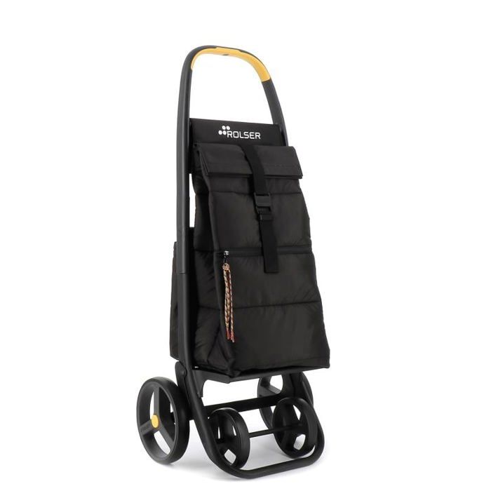 Chariot De Course Rolser I-Max Tailor - 4 Roues Dont 2 Pivotantes - Pliable - Design Carbone