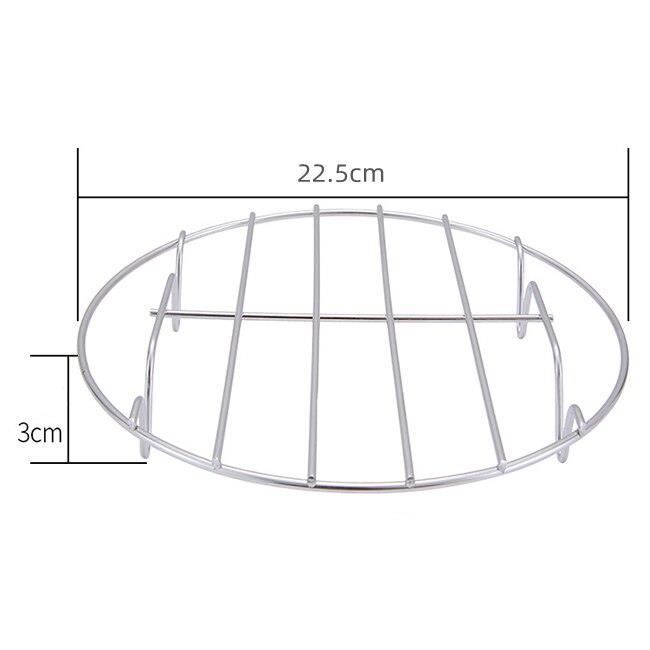 Support pour cuiseur vapeur | Support de cuisson vapeur en acier inoxydable – Ustensiles de cuisine, étagères de cuisson lavables pour marmite autocuiseur, moules à gâteau