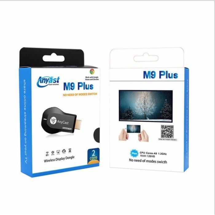 Dongle HDMI Sans Fil 1080P - Compatible Miracast, AirPlay, DLNA - Pour TV, Projecteur, Moniteur - Streaming Depuis Smartphone/PC