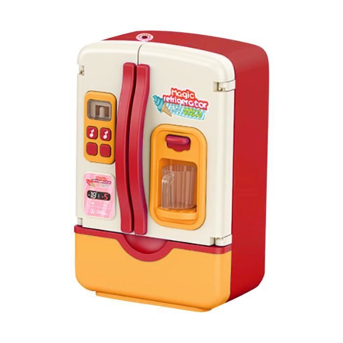 PLAY Frigo Jouet Pour Enfant Avec Effets Sonores - Set Cuisine Réfrigérateur Jouet Blanc 3+ Ans