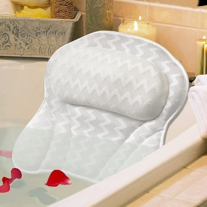 Coussin de Bain,Oreiller de Baignoire,Accessoires de Bain avec