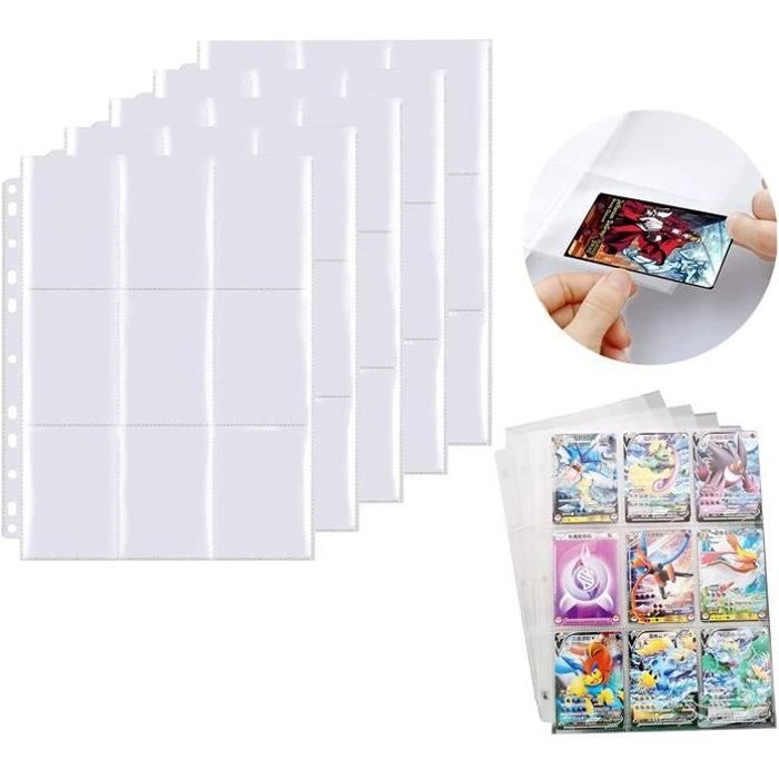 Lot De 100 Pochettes Transparentes Pour Cartes – 66 X 91 Mm, PP, Imperméables, Pour Jeux De Cartes Et Pokémon