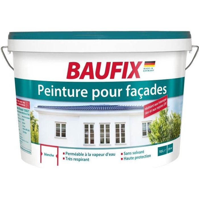 Baufix Peinture pour façades blanc
