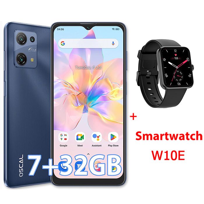 Vente T&eacute;l&eacute;phone portable Smartphone Blackview A60 16Go 6.1pouces Écran Android 8.1 Double Caméra 13.0MP + 5.0MP 4080mAh Batterie GPS Pas Cher - Bleu pas cher