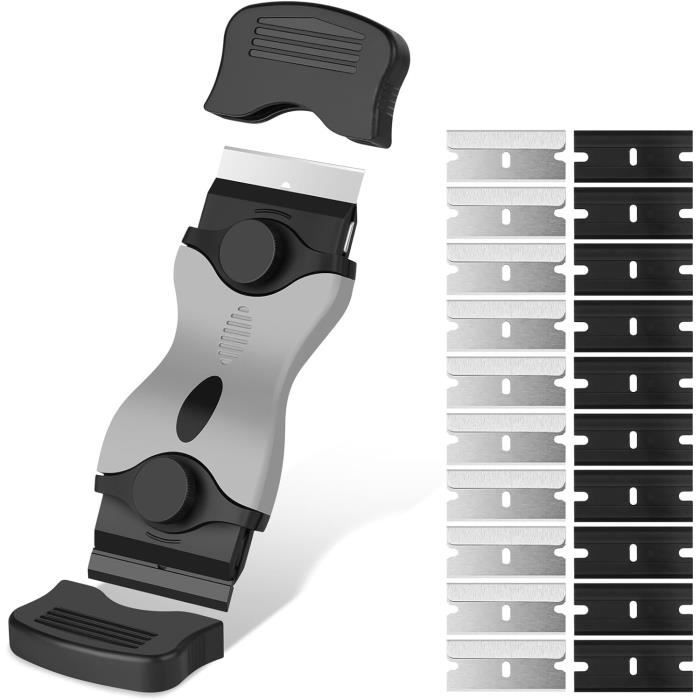 Grattoir Pour Plaque Vitrocéramique Avec Poignée Souple + 20 Pièce