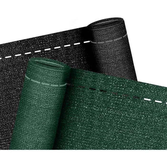 Brise-Vue Masgard Anthracite 150g/m² - 1.5x25m, Renforcé Pour Jardin Et Terrasse