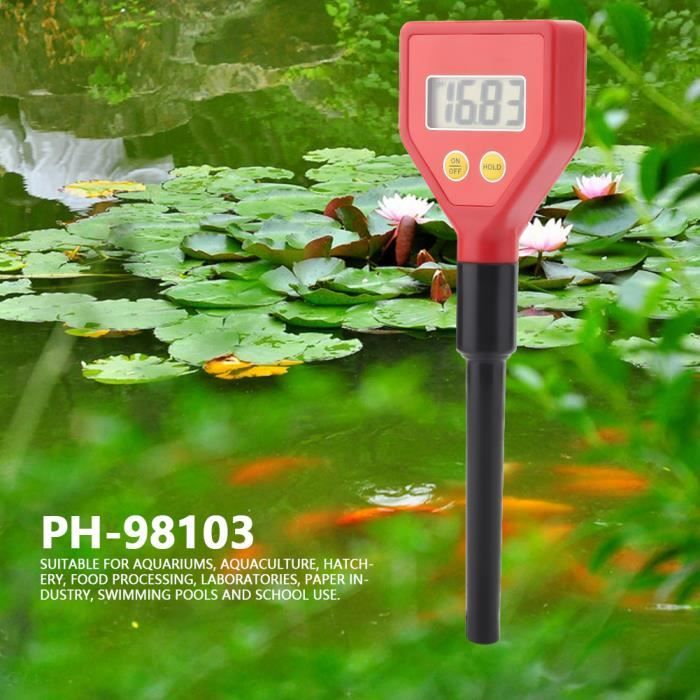 Testeur PH Numérique 5 En 1 UIUZMAR - Analyseur Eau Piscine Sel, Aquarium, Spa - PH/TDS/EC/Salinité/Température