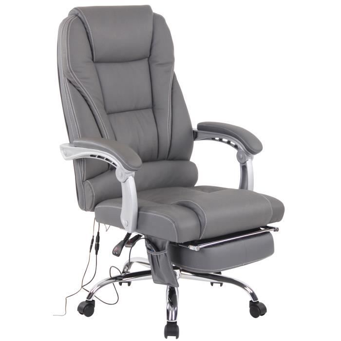 Fauteuil De Bureau Ergonomique Pacific - Tissu, Métal, Réglable En Hauteur, Pivotant, Marque CLP