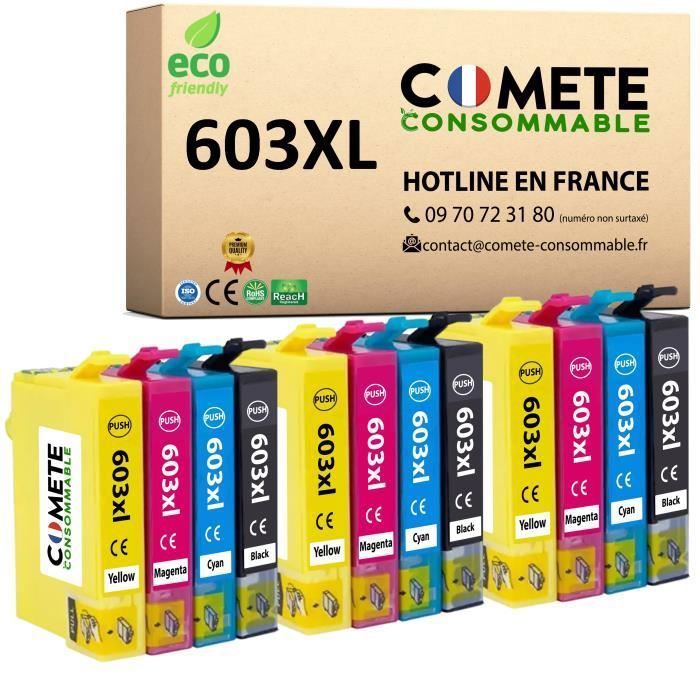 603XL - 12 Cartouches d'encre compatibles Epson 603 XL Etoile de mer ...