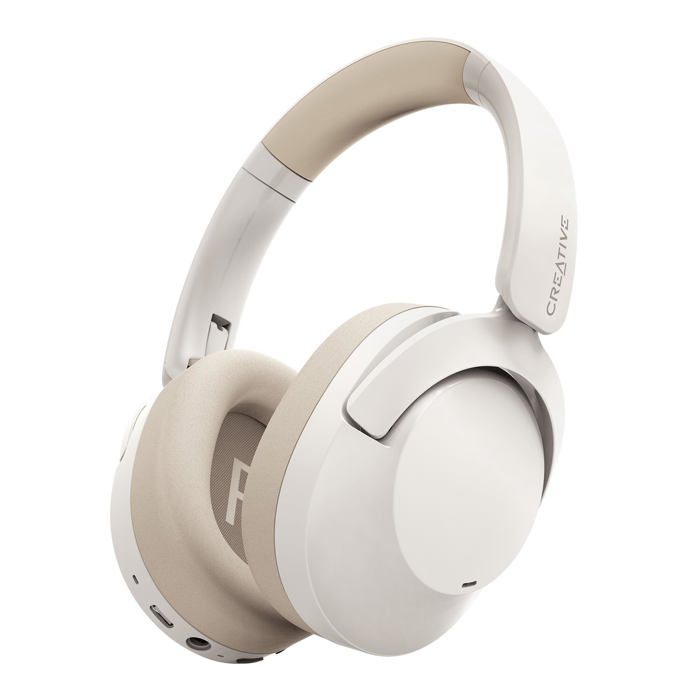 Creative Labs Zen Hybrid 2 Casque Avec fil &sans fil Arceau AppelsMusique USB Type C Bluetooth Crème Neuf - vue 2