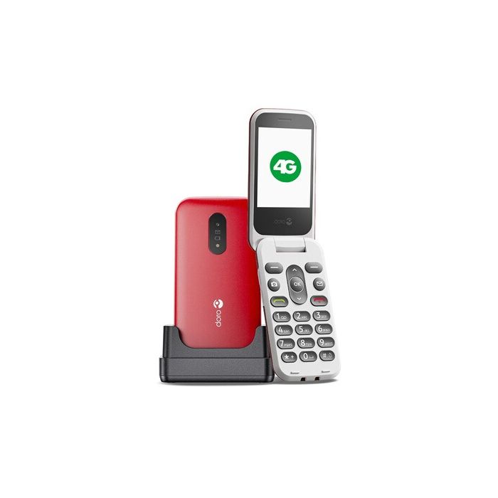 Téléphone Portable à Clapet - DORO - 2820 - 4G - Grandes Touches - Caméra VGA - Bluetooth