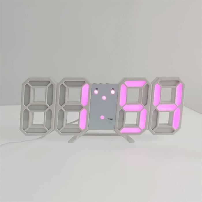 Réveil De Chevet Numérique LED Acctim 14313 Noir - Occasion Fonctionnel