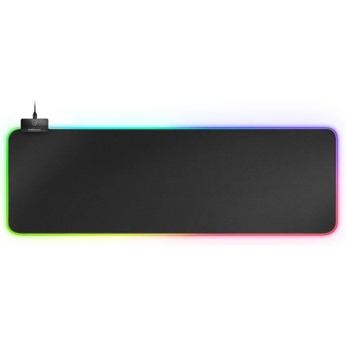 Tapis de Souris XXL Noir - Confort Gaming