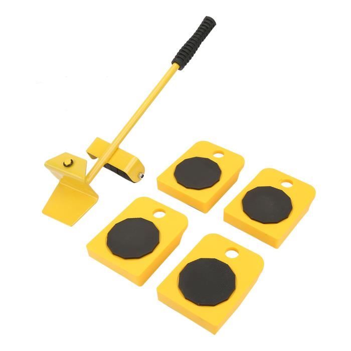 Lot de 4 rouleaux de transport pour meubles lourds - Outil de Lot de 4 rouleaux de transport pour meubles lourds - Outil de