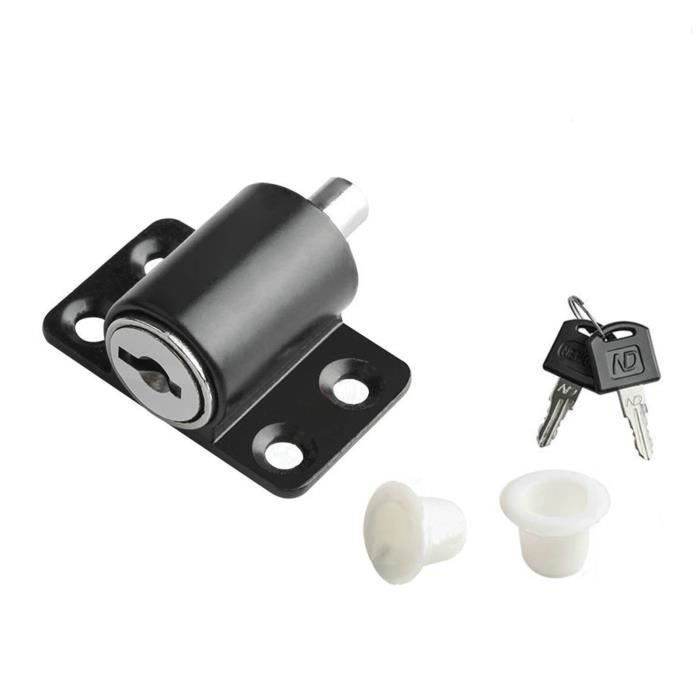 Serrure De Porte Camping-car En Alliage Aluminium - Pêne Dormant, Double Ouverture, Pour Porte épaisseur 32-38 Mm