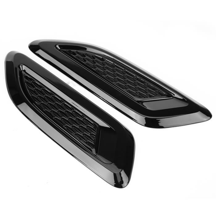 Kit Garnitures Seuil De Porte Et Capot Avant Pour Range Rover 2013-2017 - Noir - Neuf