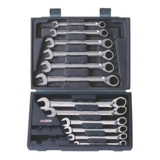 Jeu De 22 Clés à Cliquet Articulées 6-32 Mm - En Acier Chrome-vanadium - Tête Pivotante 180° - Pour Espaces étroits - Avec Boîte De Rangement