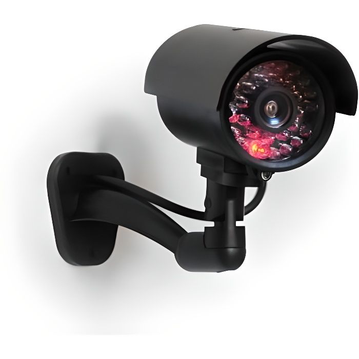 Caméra de surveillance factice compacte