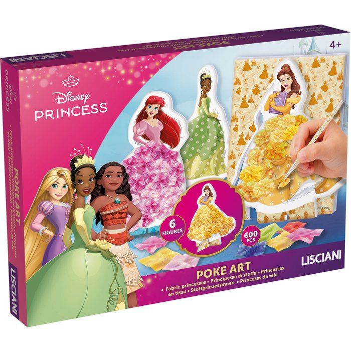 Princess Kit Tissu Créatif DIY - Atelier créatif - LISCIANI - Princesses Disney - Décoration textile