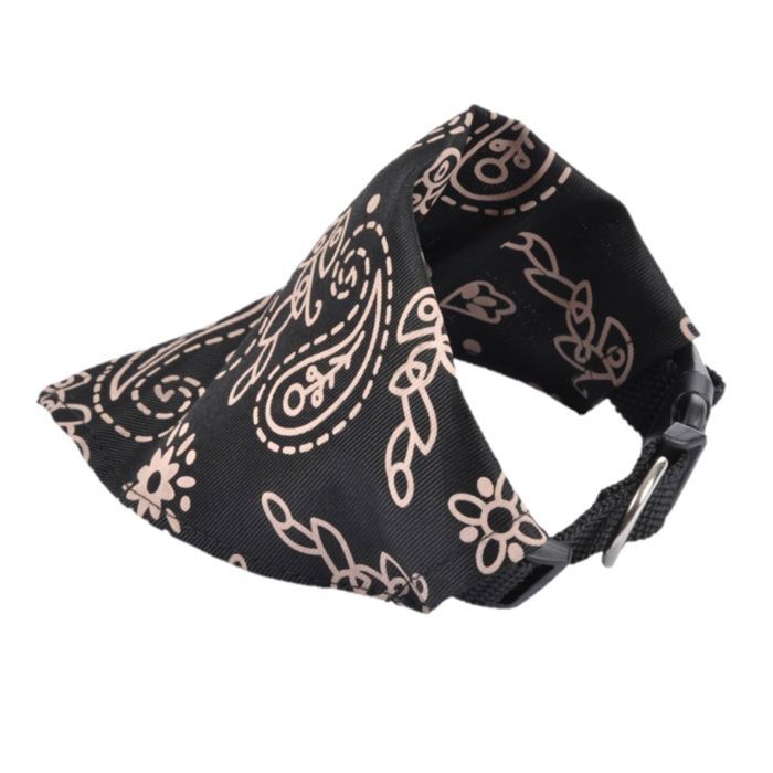 Comparer les prix de Love Story - Collier bandana réglable - 30 à 50 cm - Noir