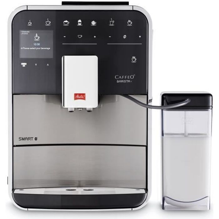 Machine à expresso automatique Melitta Barista Smart T - Noir - Café moulu - 15 bar - 1,8 L
