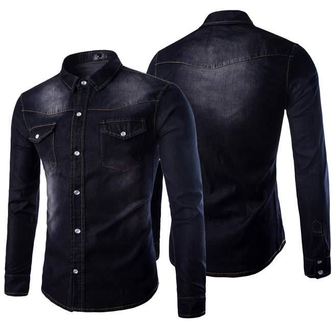 chemise jeans pour homme