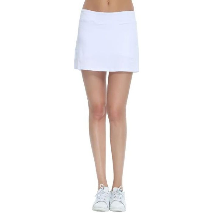 Jupe De Tennis Femme Blanc Cdiscount Pret A Porter