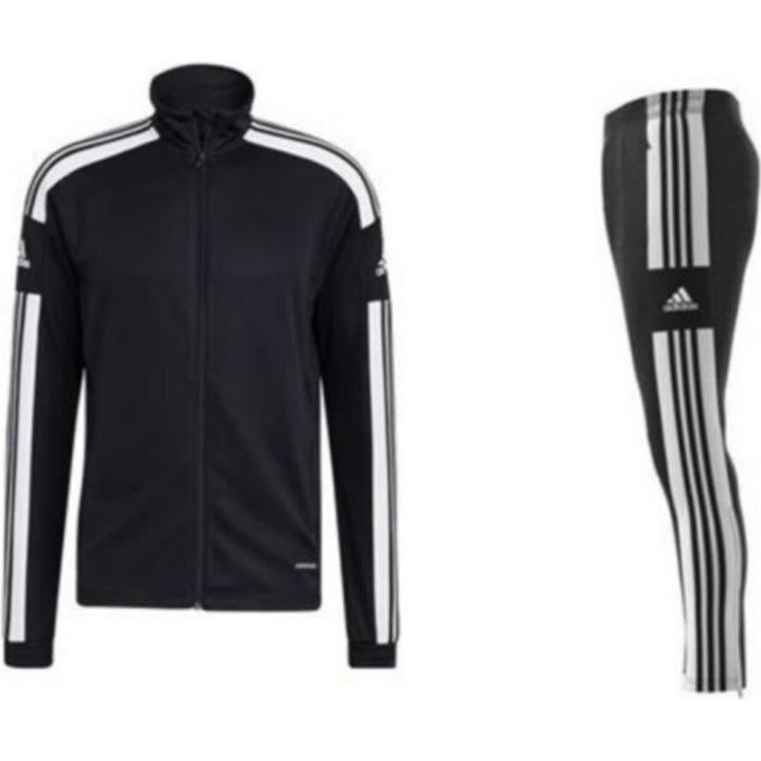 Jogging Homme Adidas Aerodry Noir et Blanc - Technologie anti-transpiration  - Multisport - 100% polyester Noir - Cdiscount Prêt-à-Porter